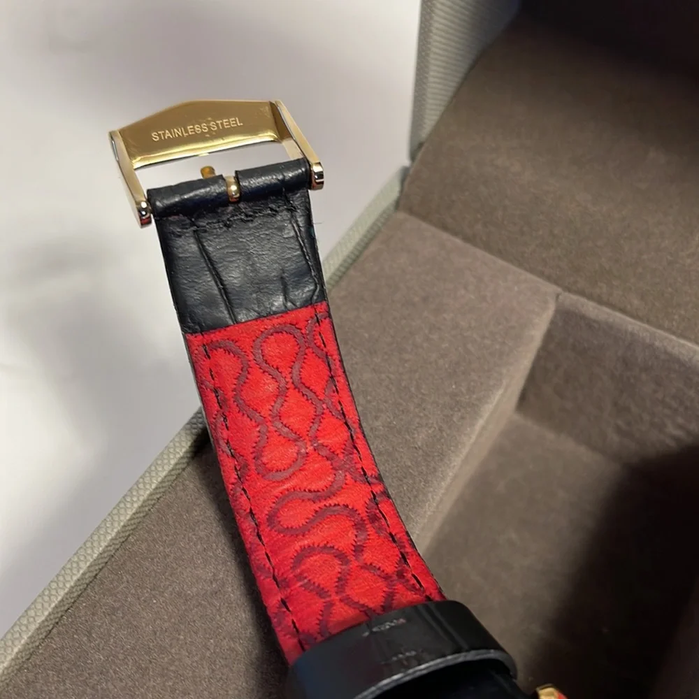 SOLD - Vivienne Westwood iconic UNION JACK IMPERIALIST WATCH NWT - Picture 6 of 10